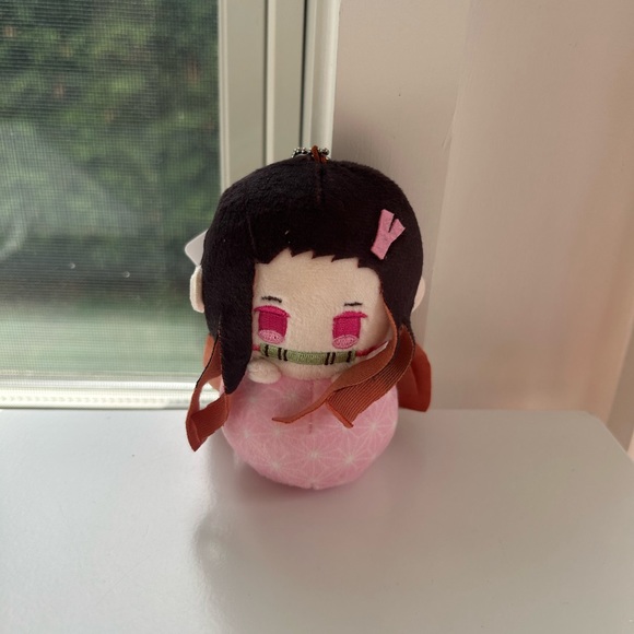 NWT demon slayer chibi plushie keychain yume twins - Picture 1 of 3